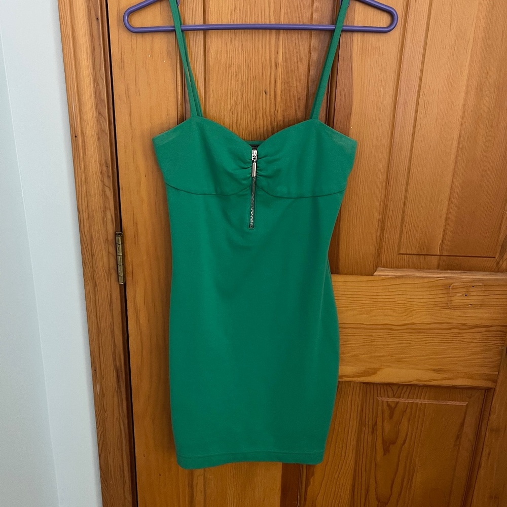Sexy green mini dress size small